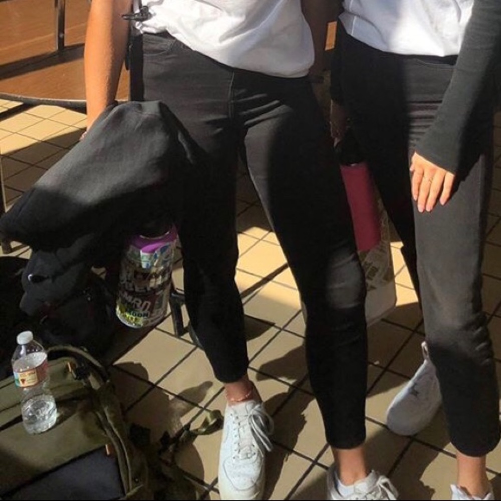 Jamie High Waisted Topshop Black Jeans